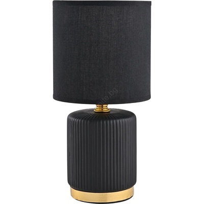 Zuma Line HS8720-BL - Настолна лампа 1xE14/40W/230V черен/златист (ZL0802)