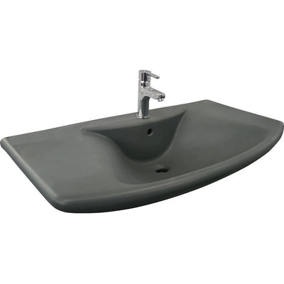 Roca Умивалник Sidney графитен цвят за монтаж върху плот (A327389920)