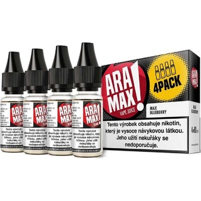 Aramax Max Blueberry 4 x 10 ml 3 mg