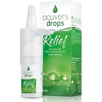Ocuvers drops Relief očné kvapky s obsahom hyaluronátu sodného 0,21% 10 ml