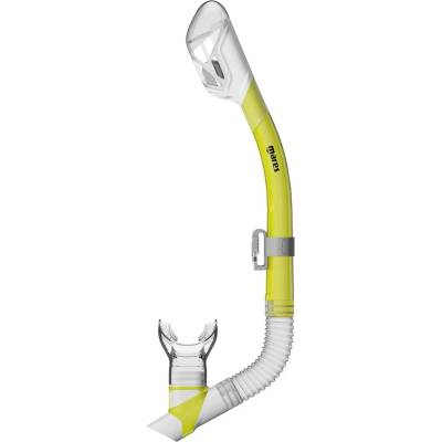 mares Шнорхел Mares Gator Dry Snorkel - Yellow Reflex - размер One Size (700-0085-0211)