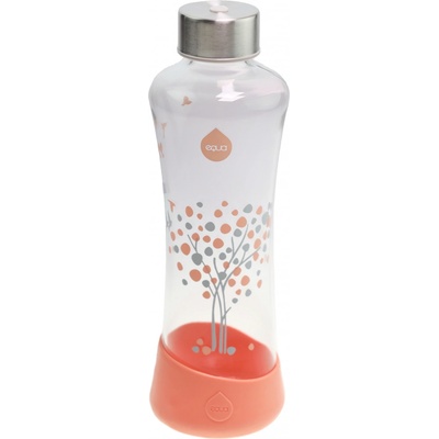 Equa Sklenená fľaša Squeeze Peach Tree 550 ml