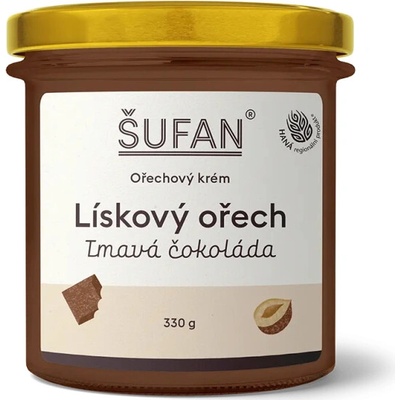 ŠUFAN Lieskový orech s tmavou čokoládou 330 g