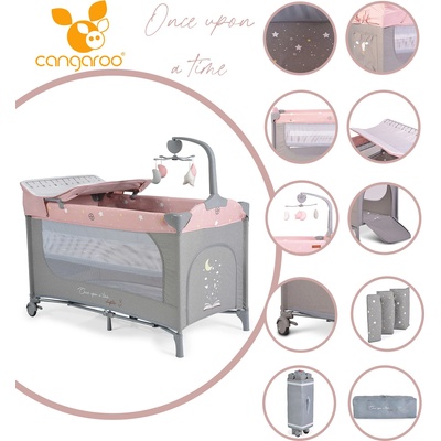 Cangaroo Бебешка кошара CANGAROO Once upon a time 3 розова (108446)