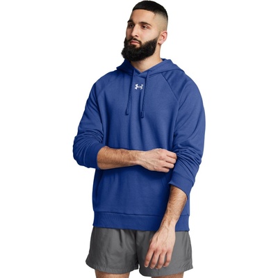 Under Armour Men‘s sweatshirt UA Rival Fleece Hoodie Blue XXL