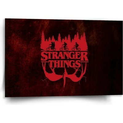 Sablio Obraz Stranger Things Red - 120x80 cm