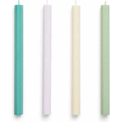 HAY Svíčky Hexagon Candle set 4ks, fresh