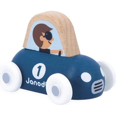 Janod Дървена количка Janod Cross Roads - Спортна кола (J05943)