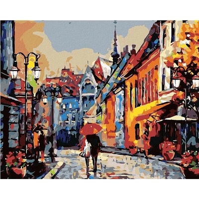 zuty Malování podle čísel Procházka po Budapešti 80 x 100 cm vypnuté plátno na rám