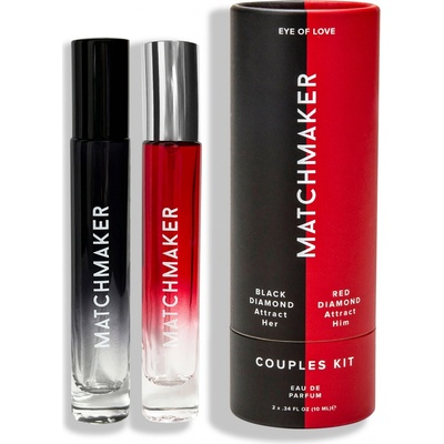 Matchmaker Pheromone Parfum Couples Kit Black & Red Diamond 2 x 10 ml