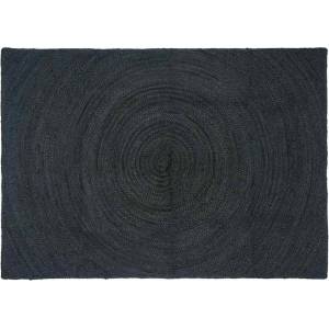 vidaXL Килими за помещение Тъмносиво 140 x 200 cm юта (42010563)