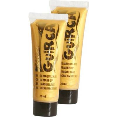 Guirca zlatý make up v tubě halloween 40 ml