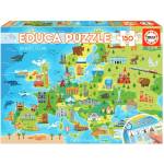 Educa Пъзел Educa от 150 части - Карта на Европа (EDU18607) - ozone
