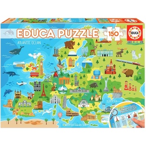 Educa Пъзел Educa от 150 части - Карта на Европа (EDU18607) - ozone