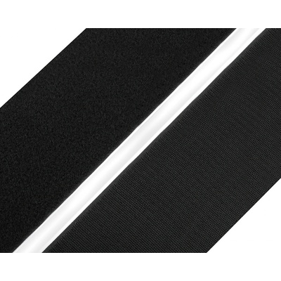 Stoklasa Suchý zip háček + plyš samolepící 740405 černý, šířka 8cm (v metráži)