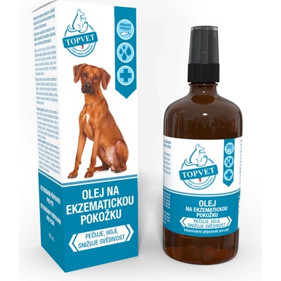 Topvet olej na ekzematickú pokožku pre psy 100 ml
