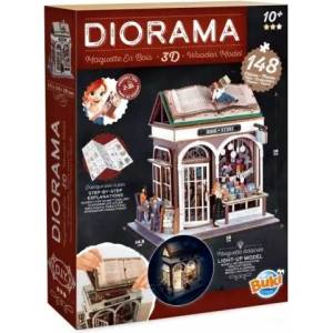Edu Toys Buki: Книжарница диорама - 3D пъзел (BUKI68074)