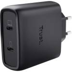 Trust Maxo GaN Зарядно 65W 2x USB-C (25525)