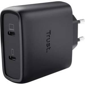Trust Maxo GaN Зарядно 65W 2x USB-C (25525)