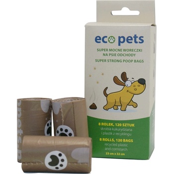 Eco Pets Ekologické pytlíky na hovínka 120 ks
