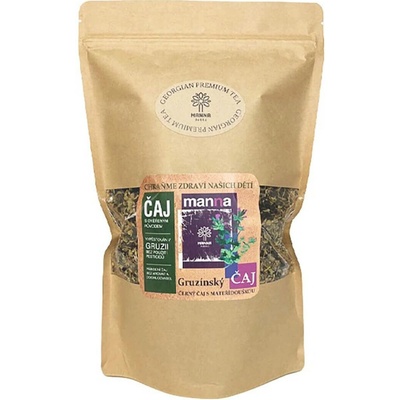 Manna Gruzínský černý čaj s tymiánem mateřídouškou Premium 210 g