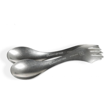 Light My Fire Swedish Spork 2-pack Цвят: сребърен