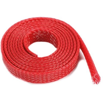 Revtec Защитна кабелна оплетка 8mm червена (1m)