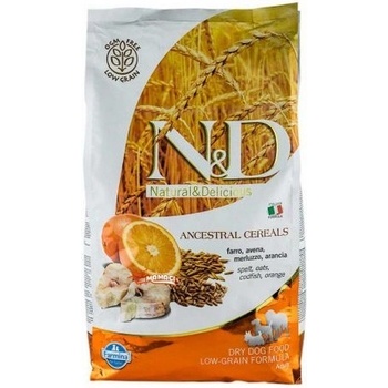 N&D Ancestral Grain Low Grain Dog Adult Codfish & Orange 0,8 kg