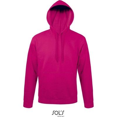 Sol's Snake Unisex mikina s kapuc. červená fuchsia
