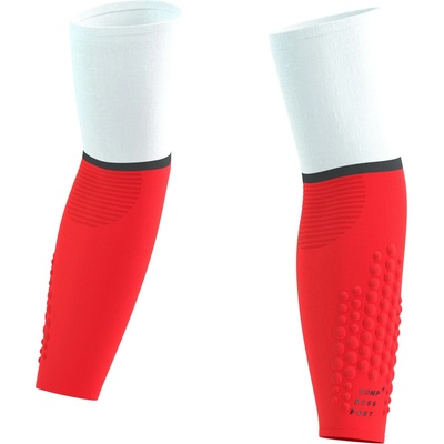 Compressport Термо ръкав Compressport Armforce Ultralight Arm warmers - White / Fluo Red - размер T1 (203-2953-0311)