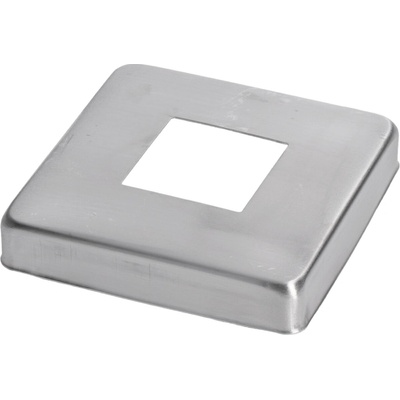 Kryt spodnej príruby 100 x 100 mm, brúsená nerez AISI 304