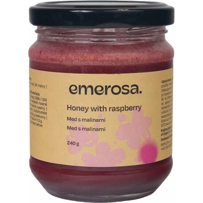 Emerosa Med s malinami 240g