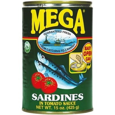 Mega sardinky v tomatové omáčce 425 g