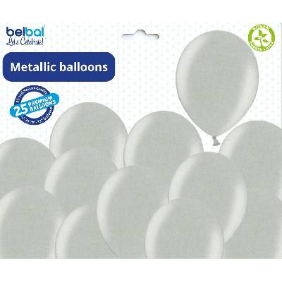 Belbal Balónek stříbrný metalický 061