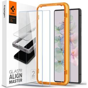 Spigen Стъклен Протектор за Google Pixel 7A, Spigen EZ Fit Glas. tR 2бр. Прозрачен (AGL05968)