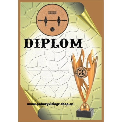 VIZINGR St.fotbálek diplom A4 č.10