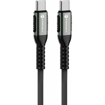 Forcell C260 USB-C na USB-C QC4.0 PD 5A 100W Cafule, 3m, černý