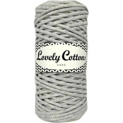 Bavlněná šňůra Lovely Cottons 3mm - Šedá světlá