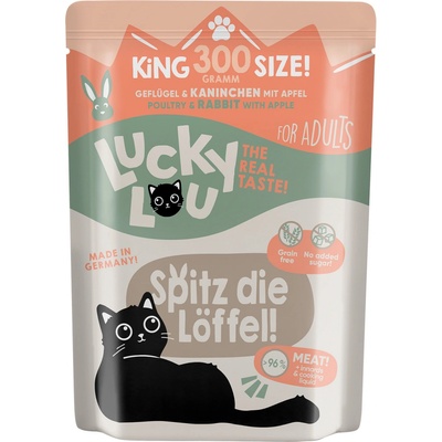 Loucky Lou Lifestage Adult Hydina a Králik 300 g