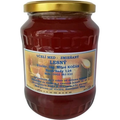 Med lesní 950g přímo od včelaře