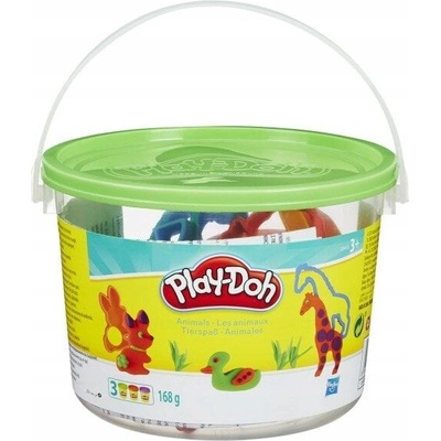 Hasbro Play-Doh 23414 Modelína Barevné vědro ZVÍŘÁTKA