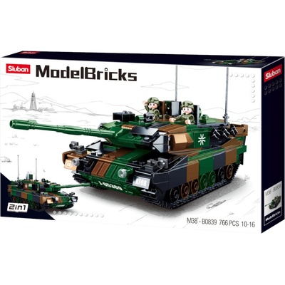 Sluban B0839 Nemecký bojový tank 2v1