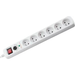 Somogyi Elektronic 6 Plug 1,5 m Switch (NVT 06K/WH)