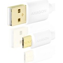 Axagon BUMM-AM02QW Micro USB 2A, 0,2m, bílý