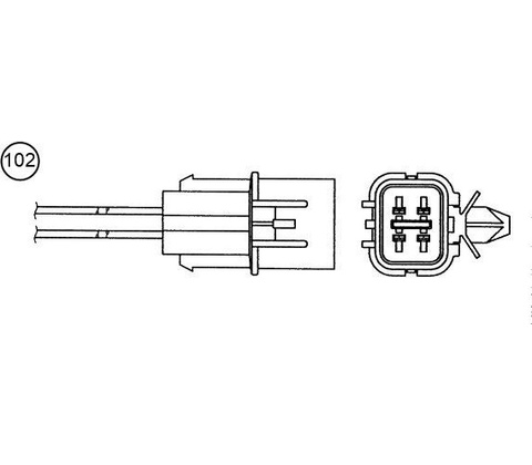 Lambda sonda NGK OZA532-KH2