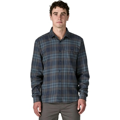 Patagonia Lw Fjord pánska flanelová košel'a dlhý rukáv 24/25 smolder blue