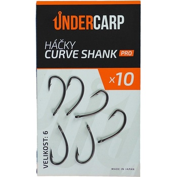 UnderCarp Háčky Curve Shank PRO 10 ks Vel.6