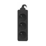 Lanberg 3 sockets PL 3.0m black