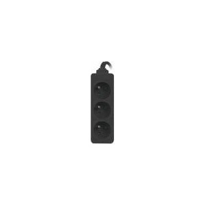 Lanberg 3 sockets PL 3.0m black