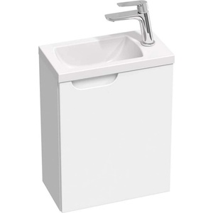 RAVAK Classic II - Шкаф за мивка 40x22x50 см, 1 врата, панти отдясно, бял гланц X000001486 (X000001486)